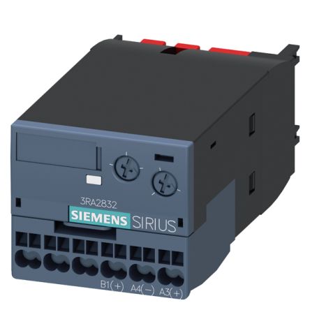 Siemens 3RA28 Series Clip-On Timer Relay, 24 → 90V ac/dc, 0.05 → 100s, 1-Function [3RA2832-2DG10]; 155-984