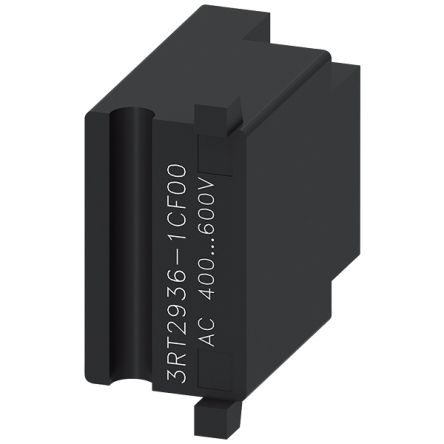 Siemens Surge Suppressor Unit, 400 → 600V ac, Clip-On Mount [3RT2936-1CF00]; 156-041