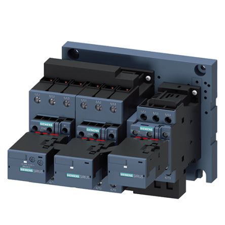 Siemens SIRIUS 3RA24 Contactor, 24 V ac Coil, 3-Pole, 80 A, 37 kW, 3NO + 3NC, 400 V [3RA2435-8XF32-1AC2]; 156-097