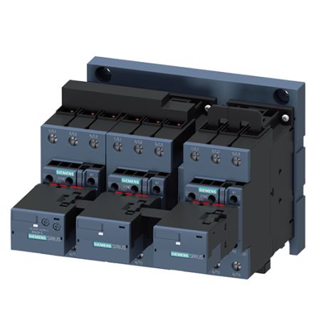 Siemens SIRIUS 3RA24 Contactor, 110 V Coil, 3-Pole, 115 A, 55 kW, 3NO + 3NC, 690 V [3RA2437-8XF32-1AG2]; 156-105