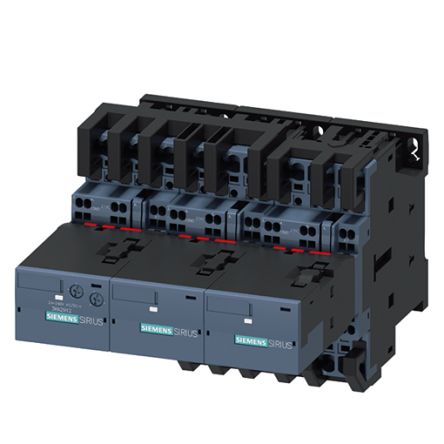 Siemens SIRIUS 3RA24 Contactor, 230 V ac Coil, 3-Pole, 25 A, 19 kW, 3NO + 3NC, 690 V [3RA2423-8XF32-2AL2]; 156-117