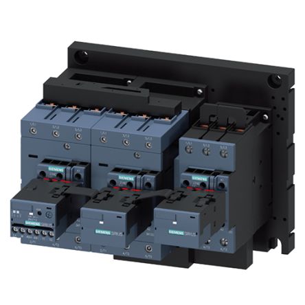 Siemens SIRIUS 3RA24 Contactor, 20 → 33 V Coil, 3-Pole, 160 A, 90 kW, 3NO + 3NC, 690 V [3RA2446-8XH32-1NB3]; 156-149