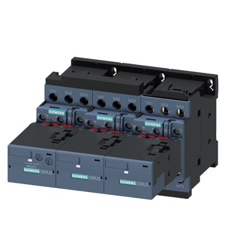 Siemens SIRIUS 3RA24 Contactor, 24 V Coil, 3-Pole, 40 A, 15 kW, 3NO + 3NC, 690 V [3RA2425-8XF32-1AC2]; 156-323