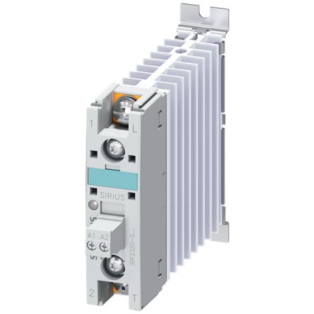 Siemens SIRIUS Contactor, 110 → 230 V Coil, 1-Pole, 20 A, 1NO, 600 V [3RF2320-3AA26]; 156-339