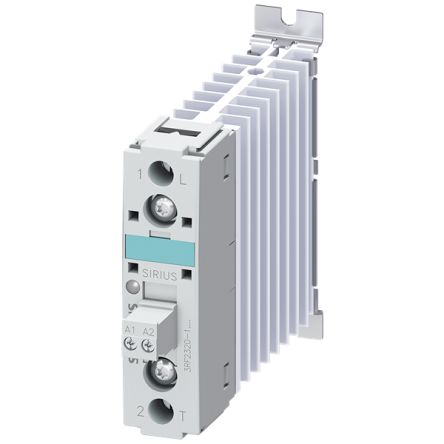 Siemens SIRIUS Contactor, 110 - 230 V AC Coil, 1-Pole, 20 A, 1NO, 600 V [3RF2320-1BA24]; 156-362