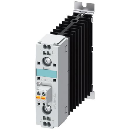 Siemens SIRIUS 3RF2 Contactor, 110 V DC Coil, 1-Pole, 30 A, 1NO, 600 V [3RF2330-2DA64]; 156-375