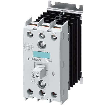 Siemens SIRIUS 3RF24 Contactor, 110 V Coil, 3-Pole, 10.5 A, 3NO, 600 V [3RF2410-1AC35]; 156-405