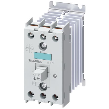 Siemens 3RF2 Contactor, 230 V Coil, 3-Pole, 10.5 A, 2NO, 600 V [3RF2410-1AB55]; 156-407