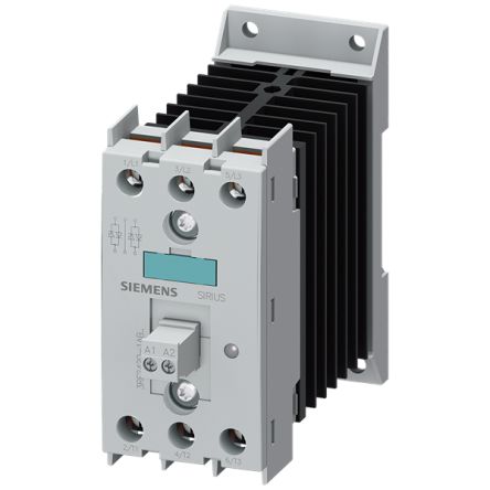 Siemens SIRIUS 3RF2 Contactor, 110 V Coil, 3-Pole, 22 A, 2NO, 600 V [3RF2420-1AB35]; 156-413