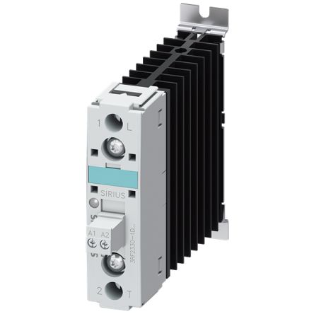 Siemens SIRIUS 3RF2 Contactor, 24 VDC Coil, 1-Pole, 30 A, 1NO, 600 V [3RF2330-1DA06]; 156-537