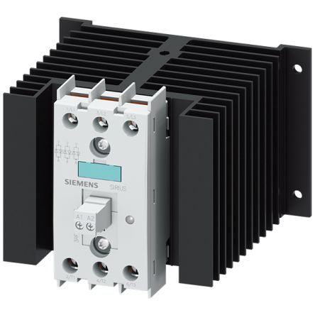 Siemens SIRIUS Contactor, 110 V Coil, 3-Pole, 40 A, 3NO, 600 V [3RF2440-1AC35]; 156-584