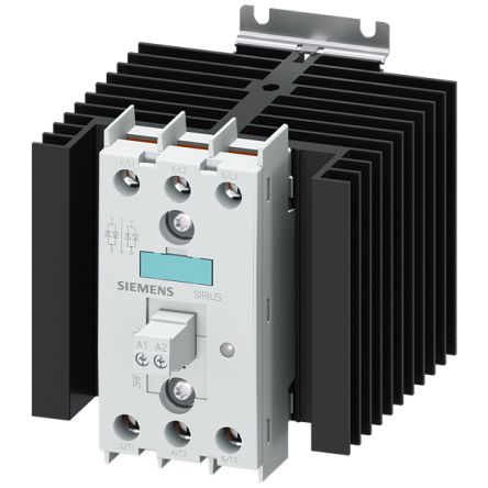 Siemens SIRIUS 3RF24 Contactor, 180 → 230 V Coil, 3-Pole, 40 A, 2NO, 600 V [3RF2440-1AB55]; 156-585