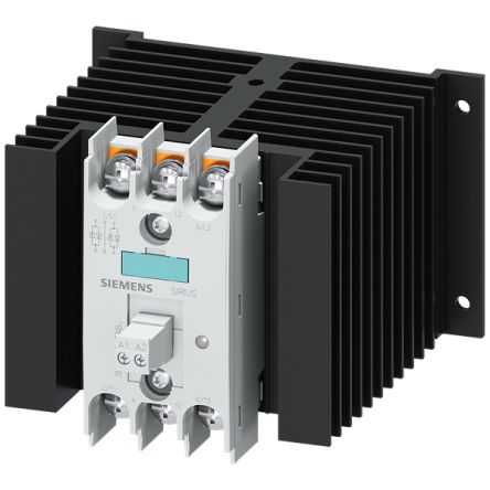Siemens SIRIUS 3RF24 Contactor, 230 V Coil, 3-Pole, 50 A, 2NO, 600 V [3RF2450-3AB55]; 156-590