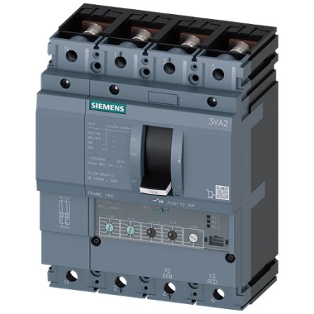Siemens SENTRON Electronic Circuit Breaker 25A 3VA2, 4 channels [3VA2125-8HN42-0AA0]; 157-180