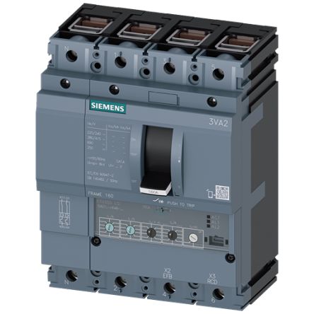 Siemens SENTRON Electronic Circuit Breaker 63A 3VA2, 4 channels [3VA2163-8HN46-0AA0]; 157-224