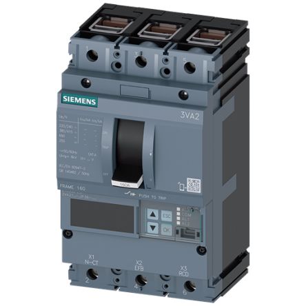 Siemens SENTRON Electronic Circuit Breaker 25A 3VA2, 3 channels [3VA2125-5JP36-0AA0]; 157-263