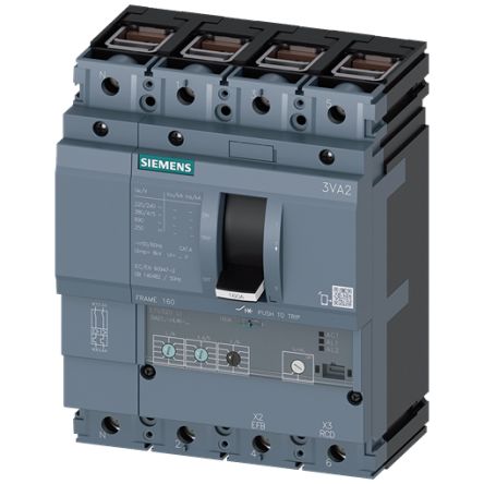 Siemens SENTRON Electronic Circuit Breaker 40A 3VA2, 4 channels [3VA2140-8HL46-0AA0]; 157-400