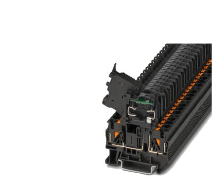 Siemens 8WH6000-1MG88 8WH Series Black, 0.2-6mm², 1-Level, Plug In Termination, Fused [8WH6000-1MG88]; 157-994