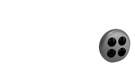Siemens Black Rubber Round 8HP1808 [8HP1808]; 158-002