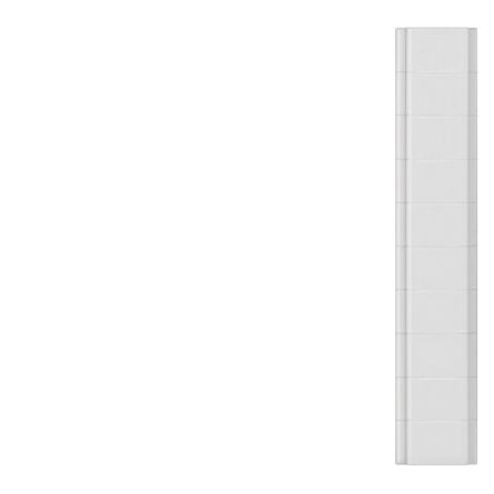 Siemens White Adhesive End Plate [8WH8141-0AB15]; 158-056