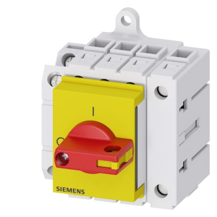 Siemens Switch Disconnector, 4 Pole, 63A Max Current, 63A Fuse Current [3LD3430-1TL13]; 158-060