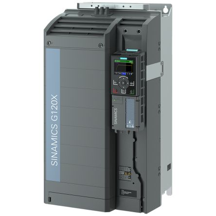 Siemens Inverter Drive, 45 kW, 3 Phase, 380 → 480 V, 86 A, G120X Series [6SL3220-1YE38-1UF0]; 158-103