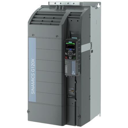 Siemens Inverter Drive, 90 kW, 3 Phase, 380 → 480 V, 172 A, G120X Series [6SL3220-1YE44-0AB0]; 158-463