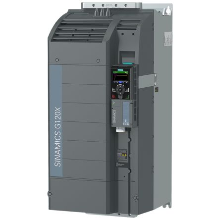 Siemens Inverter Drive, 132 kW, 3 Phase, 380 → 480 V, 241 A, G120X Series [6SL3220-3YE48-0AB0]; 159-021