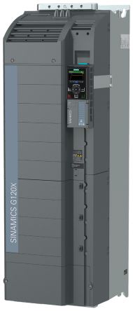 Siemens Inverter Drive, 250 kW, 3 Phase, 380 → 480 V, 471 A, G120X Series [6SL3220-3YE54-0AP0]; 159-205