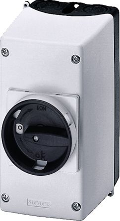 Siemens Black, White Plastic 3RV1923 Enclosure - [3RV1933-1DA00]; 159-454