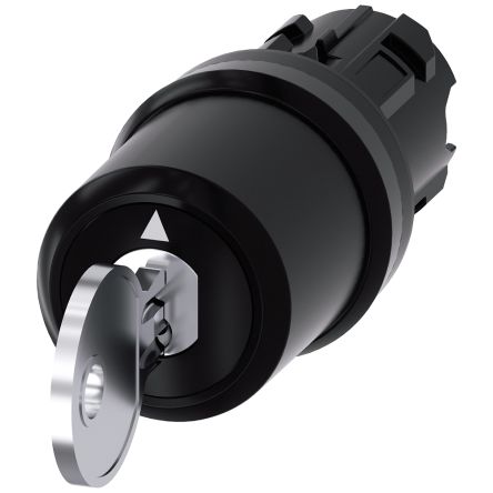 Siemens IP66, IP67, IP69(IP69K) Key Switch 2-Way Flat-Key [3SU1000-5HJ01-0AA0]; 159-462