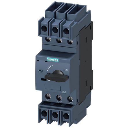 Siemens SIRIUS Electronic Circuit Breaker 400mA 3RV2, 3 channels , DIN Rail Mount [3RV2711-0ED10]; 159-684