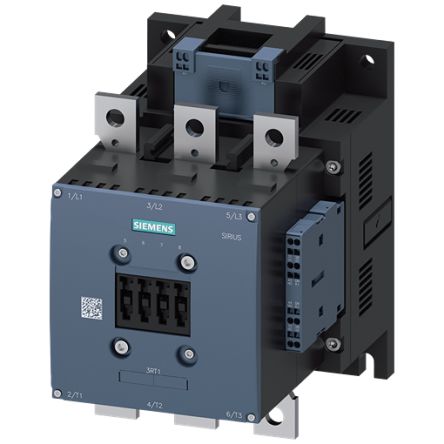 Siemens SIRIUS 3RT1 Contactor, 220 → 220 V Coil, 3-Pole, 300 A, 160 kW, 2 NO + 2 NC, 1 kV [3RT1066-2AM36]; 159-844