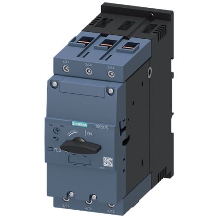Siemens SIRIUS Electronic Circuit Breaker 40A 3RV2, 3 channels , DIN Rail Mount [3RV2041-4FA10-0DA0]; 160-047