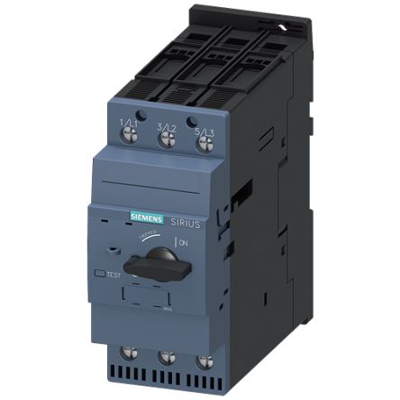 Siemens SIRIUS Electronic Circuit Breaker 36A 3RV2, 3 channels , DIN Rail Mount [3RV2332-4PC10]; 160-061