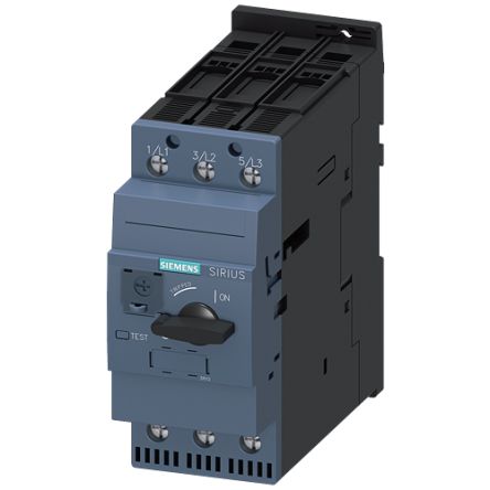 Siemens SIRIUS Electronic Circuit Breaker 52A 3RV2, 3 channels , DIN Rail Mount [3RV2431-4WA10]; 160-071