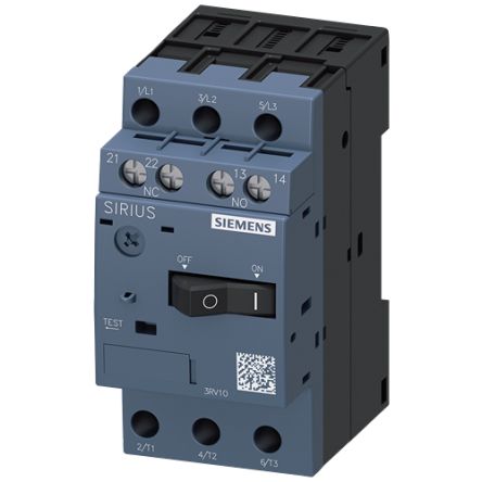 Siemens 250 mA SIRIUS 3RV Motor Protection Circuit Breaker, 20 → 690 V [3RV1011-0CA15]; 160-108