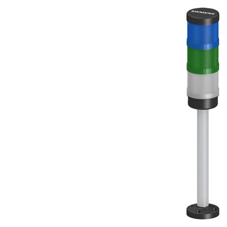 Siemens Blue, Clear, Green Signal Tower, 24 V dc, LED / Xenon Bulb, IP65 [8WD4423-5AK05-0AF0]; 160-170