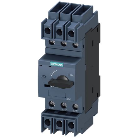 Siemens SIRIUS Electronic Circuit Breaker 22A 3RV2, 3 channels , DIN Rail Mount [3RV2821-4CD10]; 160-243