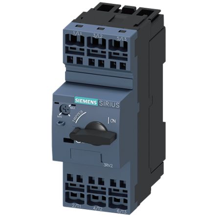 Siemens SIRIUS Electronic Circuit Breaker 25A 3RV2, 3 channels , DIN Rail Mount [3RV2421-4DA20]; 160-757