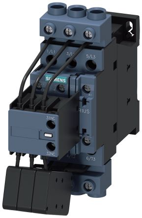 Siemens SIRIUS 3RT2 Contactor, 110 → 120 V Coil, 3-Pole, 36 A, 20 kVAr, 1 NO, 690 V [3RT2628-1AK65]; 161-099