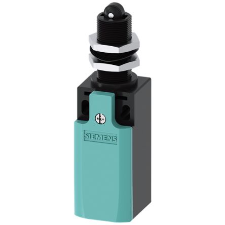 Siemens 3SE Series Roller Plunger Limit Switch, 2NC/1NO, IP66, IP67, Plastic Housing, 400V ac Max, 10A Max [3SE5212-0KD10]; 161-358