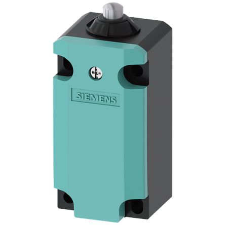 Siemens 3SE Series Plunger Limit Switch, 2NC/1NO, IP66, IP67, Plastic Housing, 400V ac Max, 10A Max [3SE5132-0KB01]; 161-374