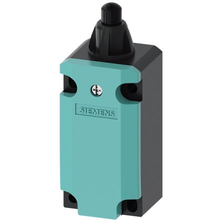 Siemens 3SE Series Round Plunger Limit Switch, 2NC/1NO, IP66, IP67, Plastic Housing, 400V ac Max, 10A Max [3SE5132-0LC03]; 161-381