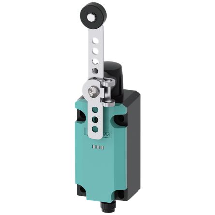Siemens 3SE Series Lever Limit Switch, 1NC/1NO, IP66, IP67, 1NO/NC, Plastic Housing, 125V ac Max, 4A Max [3SE5114-1CH60-1AF3]; 161-438