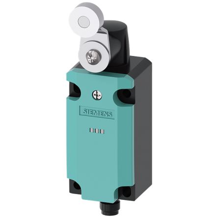 Siemens 3SE Series Lever Limit Switch, 1NC/1NO, IP66, IP67, 1NO/NC, Plastic Housing, 125V ac Max, 4A Max [3SE5114-1CH02-1AF3]; 161-454