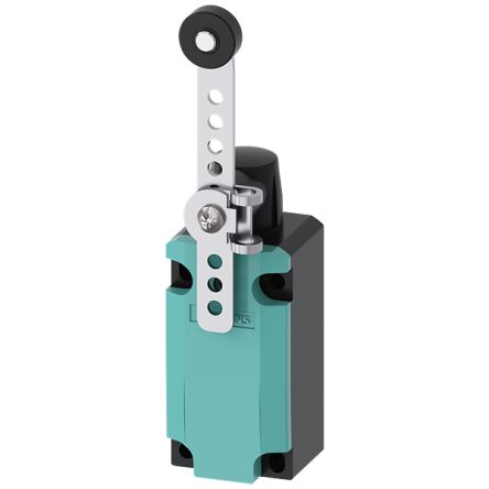 Siemens 3SE Series Roller Plunger Limit Switch, 1NC/1NO, IP66, IP67, 1NO/NC, Plastic Housing, 400V ac Max, 10A Max [3SE5112-0BH60]; 161-456