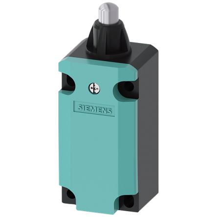 Siemens 3SE Series Round Plunger Limit Switch, IP66, IP67, Plastic Housing, 400V ac Max, 10A Max [3SE5112-0CC02-1AA7]; 161-457