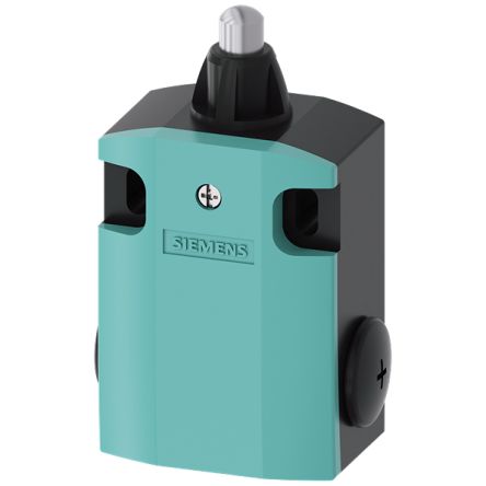 Siemens 3SE Series Round Plunger Limit Switch, 2NC/1NO, IP66, IP67, Plastic Housing, 400V ac Max, 10A Max [3SE5122-0LC02]; 161-484