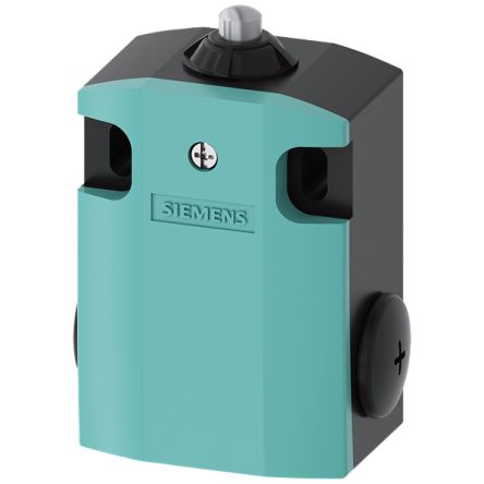 Siemens 3SE Series Plunger Limit Switch, 2NC/1NO, IP66, IP67, Plastic Housing, 400V ac Max, 10A Max [3SE5122-0KB01]; 161-535